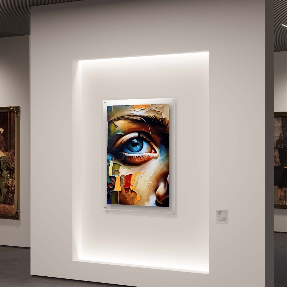 The eye painting